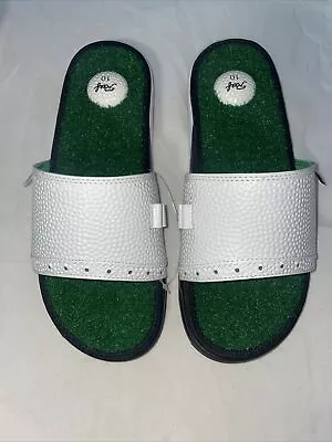 Reef Mulligan Golf Men’s Size 10 Slide Sandals Green/white NWOT • $20