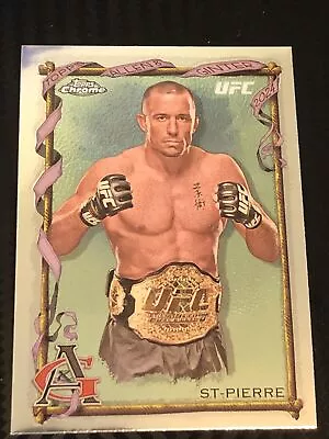 GEORGES ST-PIERRE 2024 Topps Chrome UFC Allen & Ginter Insert #AAG-17 • $1.50