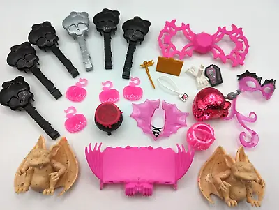 Monster High Lot 24 Assorted Playset Accessories Replacement Pieces Mattel B • $36.95
