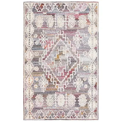 SAFAVIEH Metro Collection MET860Q Handmade Red/Ivory Rug • $334.99