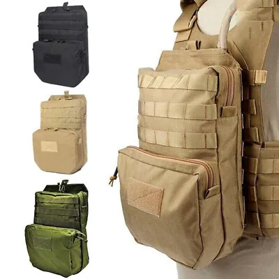 Tactical Molle Hydration Pack Mobility Hydration Carrier Backpack Water Bladder • $22.99