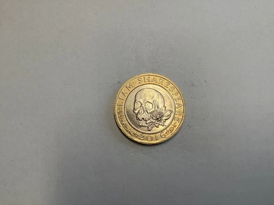 £3.50 • Buy £2.00 2016 Shakespeare Tragedy Scull And Rose Coin