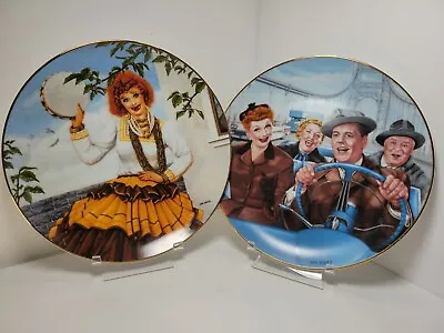 2 Vintage Limited Addition I Love Lucy Official Hamilton Collection Plates  • $45.99
