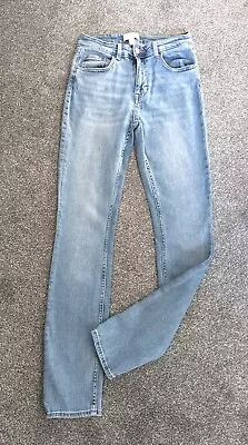 H&M Blue Jeans. Size 10 UK. 28 Ins Waist X 28 Ins Inside Leg. Stretch Fabric. • £3.50