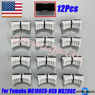 12Pcs New 4mm For Yamaha MG166CX-USB MG206C Hole Gray Slide Fader Knob Cap • $14.32