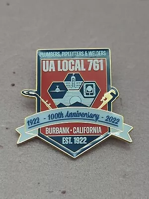 Ua Plumbers Pipefitters Steamfitters Union Made Local 761 Pin Lu  • $45