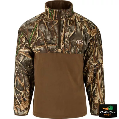 New Drake Waterfowl1/4 Zip Refuge Eqwader - Camo Pullover • $84.99