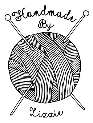 Handmade By Knitting - Personalised Laser Cut Rubber Stamp • £9.99