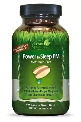 Irwin Naturals Power To Sleep PM Melatonin-Free 60 Softgel • $24.77