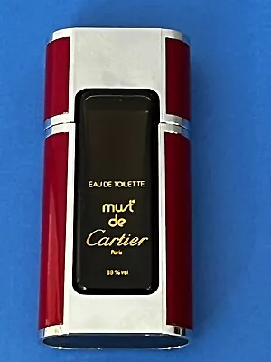 Empty Must De Cartier Eau De Toilette - 30ml Perfume Parfum Bottle 1980s Rare! • $149.99