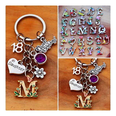 £3.99 • Buy  Personalised Birthday Gift Keyring - Mum Daughter Sister -18th 21st 30th 40th