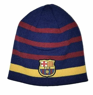 Barcelona Beanie Licensed Barca Reversible Beanie • $14.95