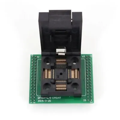 QFP64 TQFP64 To DIP64 Pitch 0.5mm IC Programmer Adapter Test Socket • $25