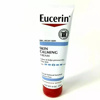 Eucerin Skin Calming Cream Fragrance Free Natural Oatmeal Enriched 8oz NEW • $12.50