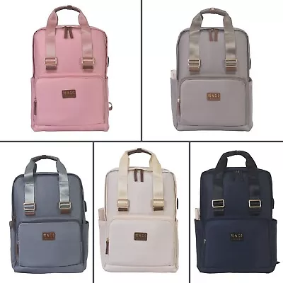 Women Men 30L Backpack  Laptop Rucksack Waterproof School Bag USB Headphone Port • £18.99