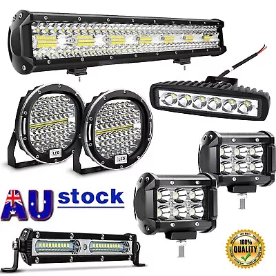 LED Work Light Bar Flood Spot Lights Driving Lamp Offroad Car Truck SUV 12V 24V • $79.99