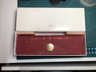 £50 • Buy Genuine Omega Watch Box Vintage Red Seamaster Speedmaster Deville Constellation