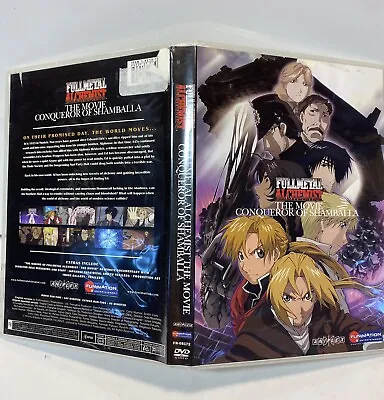 Fullmetal Alchemist: The Movie - Conqueror Of Shamballa (DVD 2009) Anime • $4.50