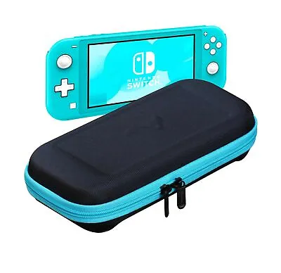 For Nintendo Switch Carrying Case Bag W/Game Cartridge Holders Blue Case Cover • $6.99