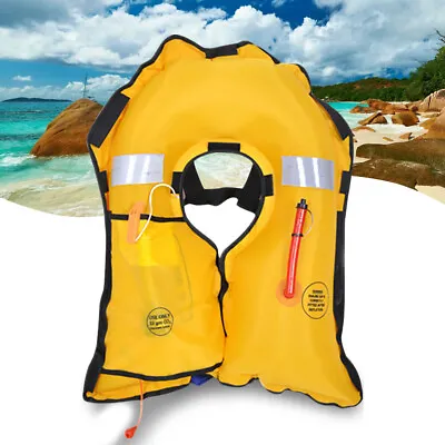 $38.95 • Buy Inflatable Life Jacket Vest PFD Automatic Adult For Fishing Kayak Motorboat
