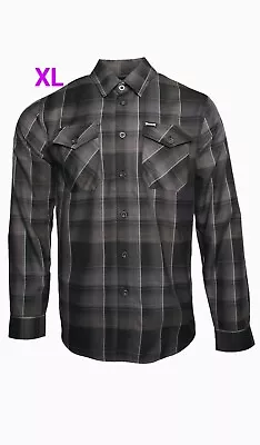 New Dixxon Flannel Megadeath Long Sleeve Shirt Men’s Size XL LIMITED Collab • $94.99