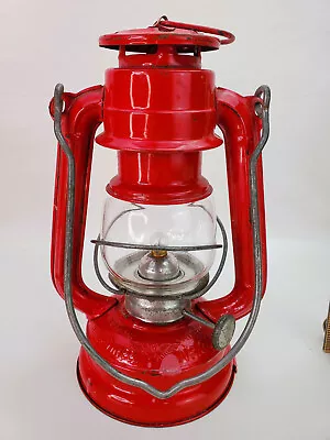 RARE! Vintage Winged Wheel No. 350 Lantern Battery Operated Red Tested Works • $19.95