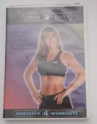 Christi Taylor 4 FANTASTIC WORKOUTS Still Steppin Jumpin / Hi Lo Heaven Step DVD • $24.93