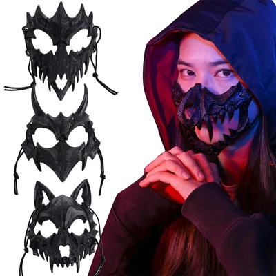 £4.27 • Buy Animal Masquerade Party Supplies Halloween Masks Half Face Party Cosplay Props