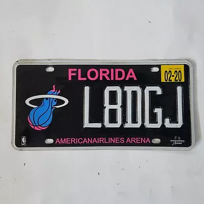 FLORIDA License Plate 🔥FREE SHIPPING🔥 MIAMI HEAT AMERICAN AIRLINES ARENA L8DGJ • $49.99