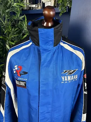 YAMAHA Vintage Rob Mac Racing Padded Jacket Official Merchandise Mens Uk Large • £49.99