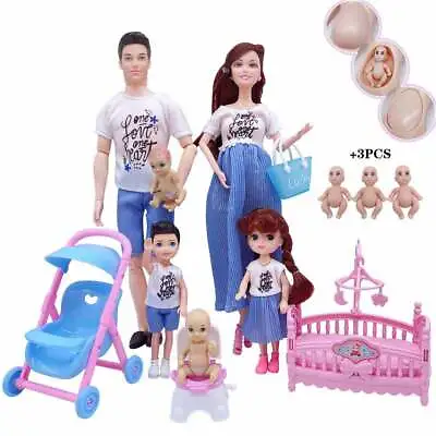 Pregnant Barbie Doll Pregnant Family Of Five Festivals Gifts And Children's Toys • $37.29