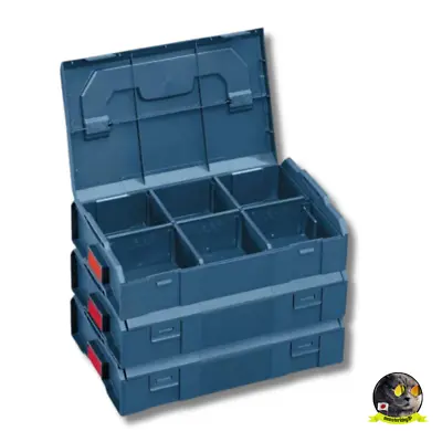 Bosch L-BOX X-MINI3 Box Mini Set 266x155x63mm Blue Tool Case New From Japan • $69.98