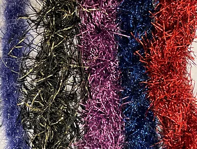 £2.99 • Buy Job Lot Bundle Yarn Wool Crafts Pom Pom Fancy Sparkle Eyelash 5x 10 Meters #8