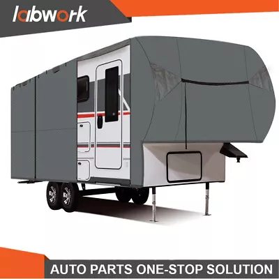 Labwork 4-Ply Waterproof 5TH Wheel RV Motorhome Camper Storage Cover 26'-29' FT • $164.95