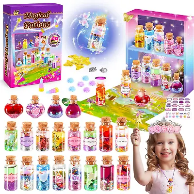 Kids Potion Making Kit Surprise Fairy Toys For Girls 5-11 Year Old Brithday Gift • £31.98