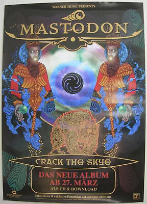 Mastodon German Crack The Skye Promo Poster 2009 • $24.95