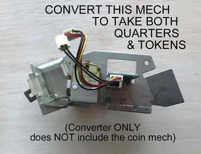 $.25 Converter For Bellco Pachislo Slot Machines - Accepts Quarters & Tokens • $34.99