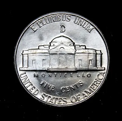1943-D Jefferson Nickel   Six Full Steps • $160
