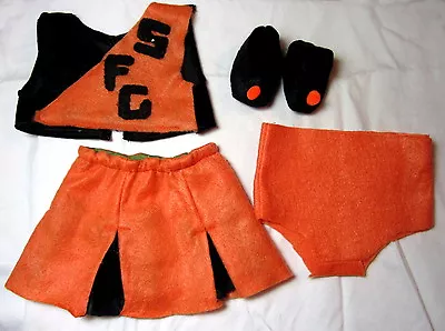 Doll Clothes 18 Inch Fit American Girl Alexander 3Pc Orange Black Cheer + Shoes • $23.99