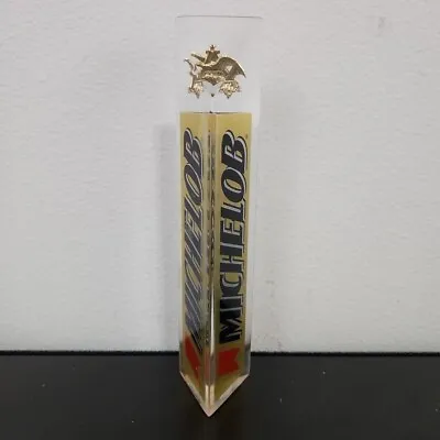 Michelob Beer Tap Handle 3 Sided Triangular Implanted Gold Logo • $24.99