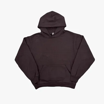 Laaeb31 - Chocolate 14oz. Heavy Fleece Hooded Pullover Sweatshirt • $32