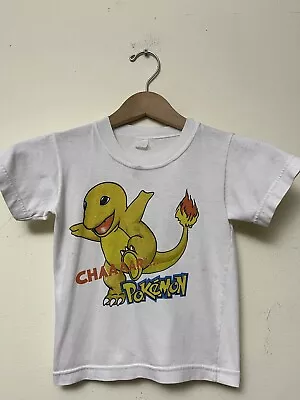 Vintage Pokémon T Shirt Toddler Size 5T 90s Charmander Big Graphic • $20