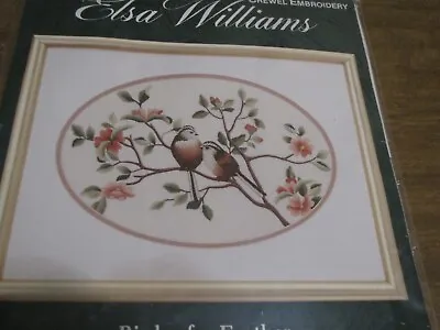 Elsa Williams Birds Of A Feather Crewel Embroidery Kit • $25