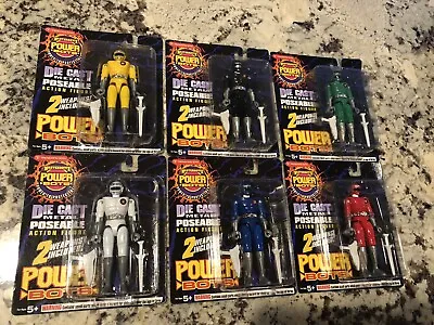 1994 TRENDMASTERS MASTERBOTIX POWER BOTS  DIE CAST METAL FIGURES Lot Of 6 #30212 • $69.94