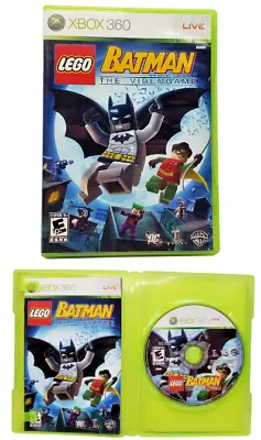 LEGO Batman: The Videogame  - Xbox 360 - Complete With Manual - CIB • $9.75