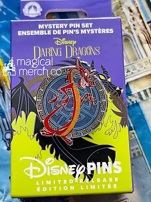 2023 Disney Parks Mystery Pin Daring Dragons Mulan Mushu • $17.95