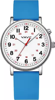 Nurse Watch For Medical StudentsDoctorsNurse-Silicone Band Second Hand And 24 • $57.57