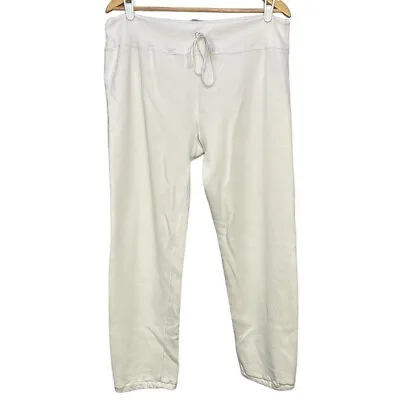 $25 • Buy Vintage Champion 1980’s Sweatpants Sweats Size XL White Drawstring Waist 80’s