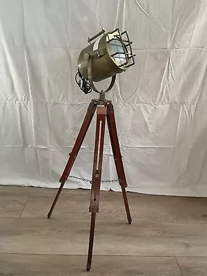 Vintage Tripod Studio Spotlight Retro Floor Lamp • $290