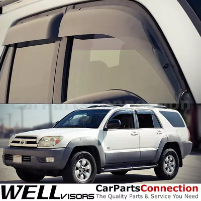 WellVisors Window Visors 03-09 For Toyota 4Runner Side Deflectors Clip-on • $70.99